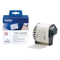 Papier na štítky Brother DK-44205 biely/Bk 62mm x 30,48m