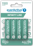 Everactive AA R6 1100 mAh batérie 4 ks.