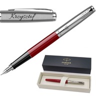 Parker Jotter Red Pen NOVÉ Púzdro + GRAVÍROVANIE