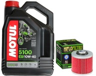 HF145 OLEJOVÁ SADA MOTUL 5100 10W40 4L FILTER YAMAHA XV1100 Virago 97-00