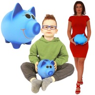 Piggy Piggy Bank veľká modrá pre chlapca xl