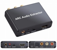 HDMI na Toslink koaxiálny Cinch Jack audio extraktor