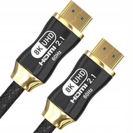 HDMI 2.1 vysokorýchlostný kábel 8K 60Hz 4k 120Hz UHD kábel 1m