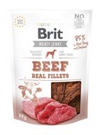 BRIT JERKY Hovädzie a kuracie filety 200g