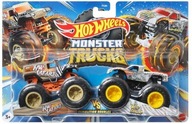 HOT WHEELS MONSTER TRUCKS HNX26 VEĽKÉ VOZIDLÁ JEEPY FIGHT DVE PRUŽINY