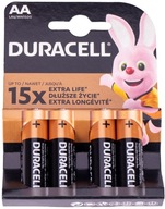 40x ALKALICKÁ BATÉRIA DURACELL LR6 AA R6