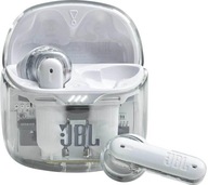 JBL TUNE FLEX GHOST - BIELA ​​/ TRANSPARENTNÁ / POĽSKÁ DISTRIBÚCIA