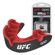 Opro Mouthguard UFC Silver GEN2 Black/Red