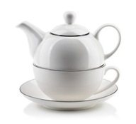 JEDNODUCHÝ džbán a šálka 450/300 ml porcelán