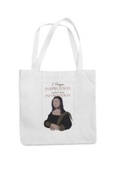 Taška Mona Lisa Art Funny Print Biela