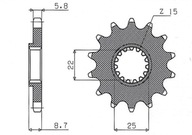 Predné ozubené koleso SUNSTAR 1248 14 KTM SX/EXC '91-19