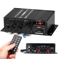 AMPLITUNER STEREO BLUETOOTH ZOSILŇOVAČ USB SD FM rádio MP3 12V 800W