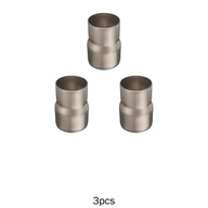 3x 1 kus 51mm adaptér výfukového potrubia pre