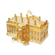 Kovový 3D model puzzle - Biely dom
