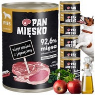 KRMIVO PRE PSA PANICA MÄSO BRAVČOVÉ + JAHNIČNÉ 6 x 400 g HYPOALERGÉNNE