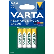 Batérie Varta R03 AAA Ni-MH 800 mAh 4 ks.