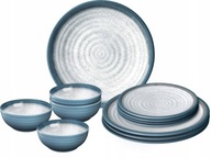 JEDÁLNY SET MELAMINE BRUNNER TUSCANY 12 ks.