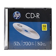 HP CD-R, CRE00085-3, 69310, 10-balenie, 700 MB, 52x, 8