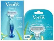 Holiaci strojček Gillette Venus Smooth s aloe + 5 náhradných vložiek