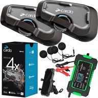 CARDO FREECOM 4X DUO JBL MOTOCYKLOVÝ INTERKOM + USMERŇOVAČ + KĽÚČKA