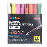 Sada popisovačov Posca PC-1MR - Uni - 16 farieb