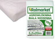 PRUŽINOVÝ KRYT NA RASTLINY AGROWOOD KRYT LÁTKA netkaná textília BIELA ​​3,2x20m