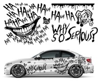 NÁLEPKY na Auto TÉMA JOKER HA HA 93x420cm