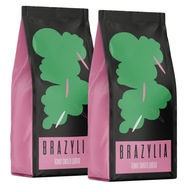 BRAZÍLIA 2kg čerstvo pražená káva 100% Arabica