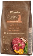 FITMIN GRAIN FREE ADULT suché krmivo pre psov HOVÄDZIE 2 kg