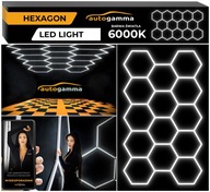 HEXAGON LED Lamp Panel Osvetlenie dielne Garážový dom 297 x 515 5500-6000K