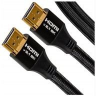 HDMI KÁBEL 2.1 KÁBEL 8K UH RÝCHLOSŤ 4K 1,5M BRAID