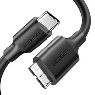 UGREEN Micro-B kábel USB 3.0 na USB-C 1m 5Gb/s 3A