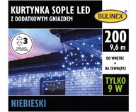 VONKAJŠIE VOLENÁČE 200 LED SVIETIDLÁ BULINEXOVÁ ZÁPONA