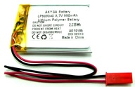 BATÉRIA Li-Poly 550mAh 3,7V JST-2 PINS 5,0x30x40