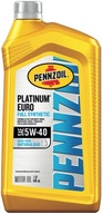 PENNZOIL 5W40 PLATINUM EURO Plná syntetika 0,95L