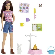 Mattel Barbie Camping Skipper and Pet HDF69 HDF71