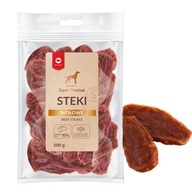 MACED STEAKS Hovädzia žuvacia pochúťka pre psov 500g