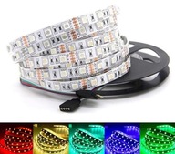 LED pás 5050 300 LED SMD RGB Full, biely, 5m