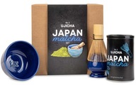 Japonský čajový set matcha, miska, metla, stojan, každodenný Green Touch