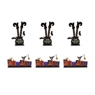 6 X (Multi) Halloween Table Decorations Sign