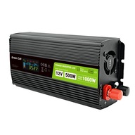 Auto menič napätia s LCD Green Cell 12V 500W / 1000W Sinus