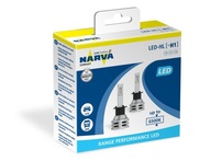 NARVA H1 LED RETROFIT STUDENÉ BIELE ŽIAROVKY 6500K 12/24V SADA VÝKON.