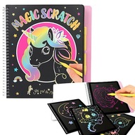 Top Model MAGIC SCRATCH SCRATCH PAD HORSES SKY