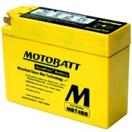 MOTOROVÁ BATÉRIA. 12V 2,5AH/40A2 (rozmer: 113 Motobatt MBT4BB AGM batéria