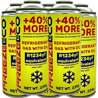 PLYN NA DOBÍJANIE AUTO KLIMATIZÁCIE AC Clima Fix Set R1234yf 400ml x5