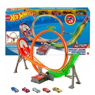 Hot Wheels Action sada akcelerátora Power Shift + 5 áut FCF18