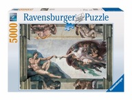 RAVENSBURGER Puzzle STVORENIE ADAMA 5000 dielikov.