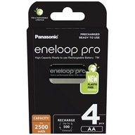 Panasonic | AA | 2500 mAh | 4 ks | ENELOOP Pro BK-3HCDE/4BE