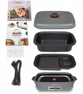 KUVINGS ELECTRIC MULTIGRILL RETRO ŠTÝL GRAPHITE