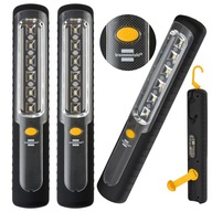 Nabíjateľná LED baterka 6 LED 300lm rýchle USB nabíjanie sada 2 ks